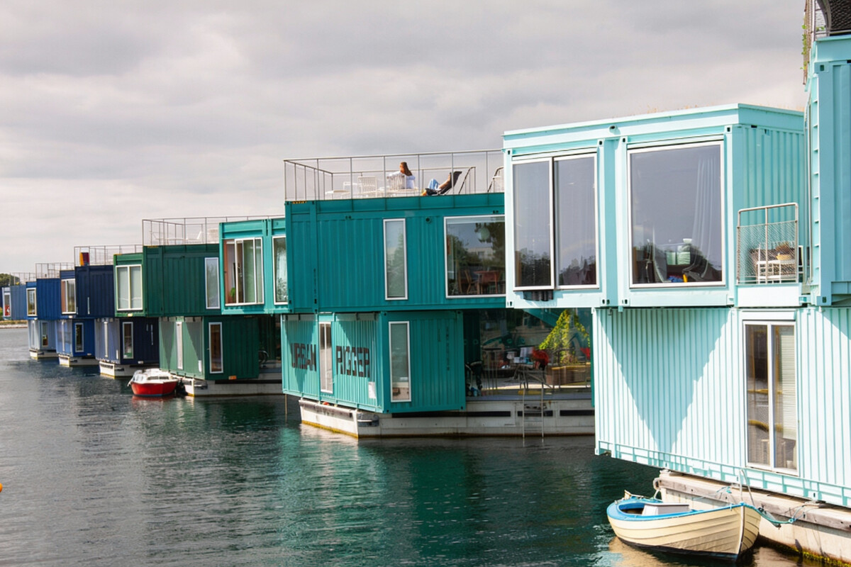 40ft IICL Container modified to rental units