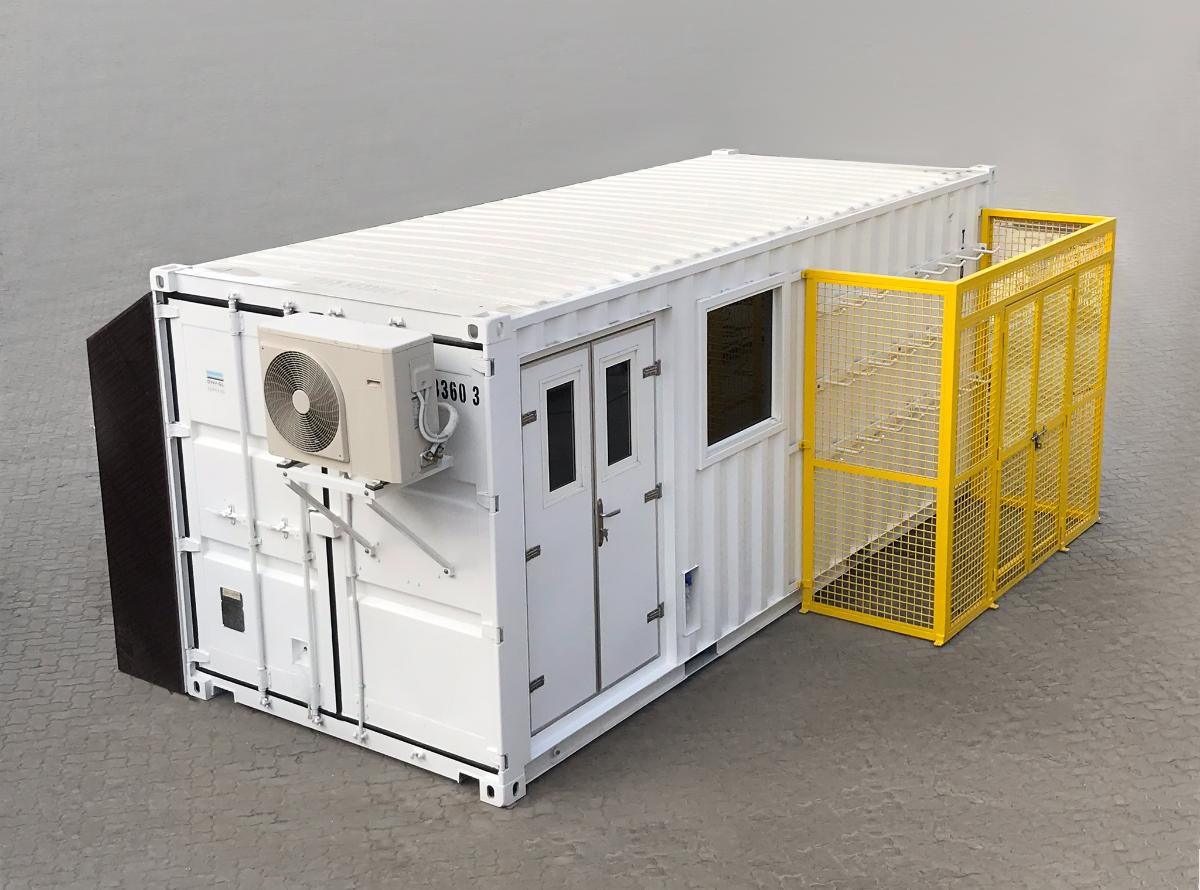 20ft brand new shipping container converted to storage container