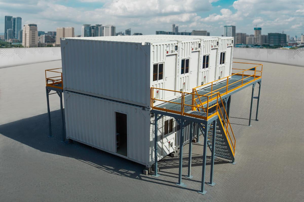 20ft Shipping Containers Converted to accomodation camps for site use