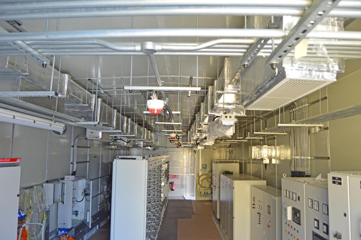 Modular E house Electrical & Fire systems Installation